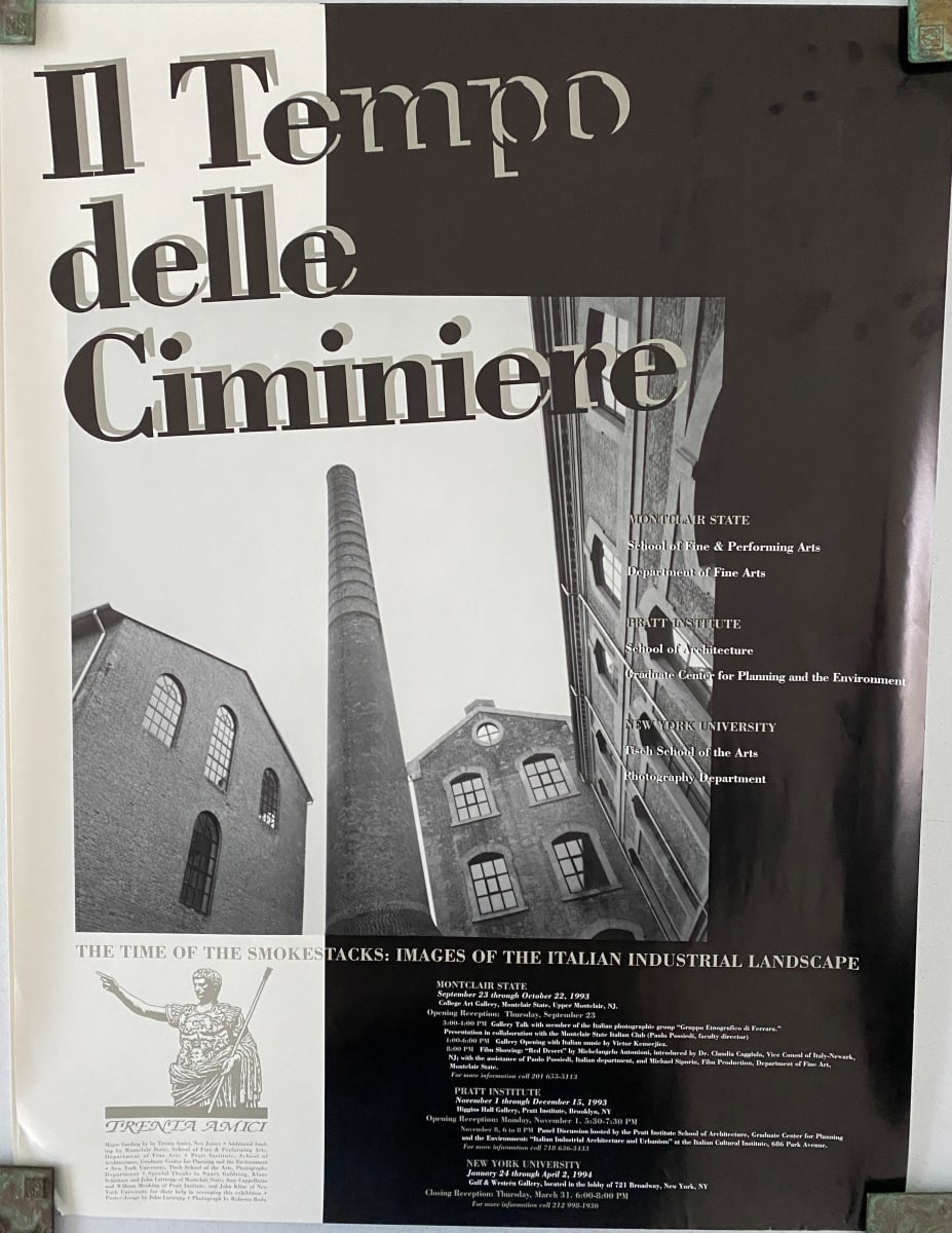 ll Tempo delle Ciminiere Exhibition Poster by John Luttropp 