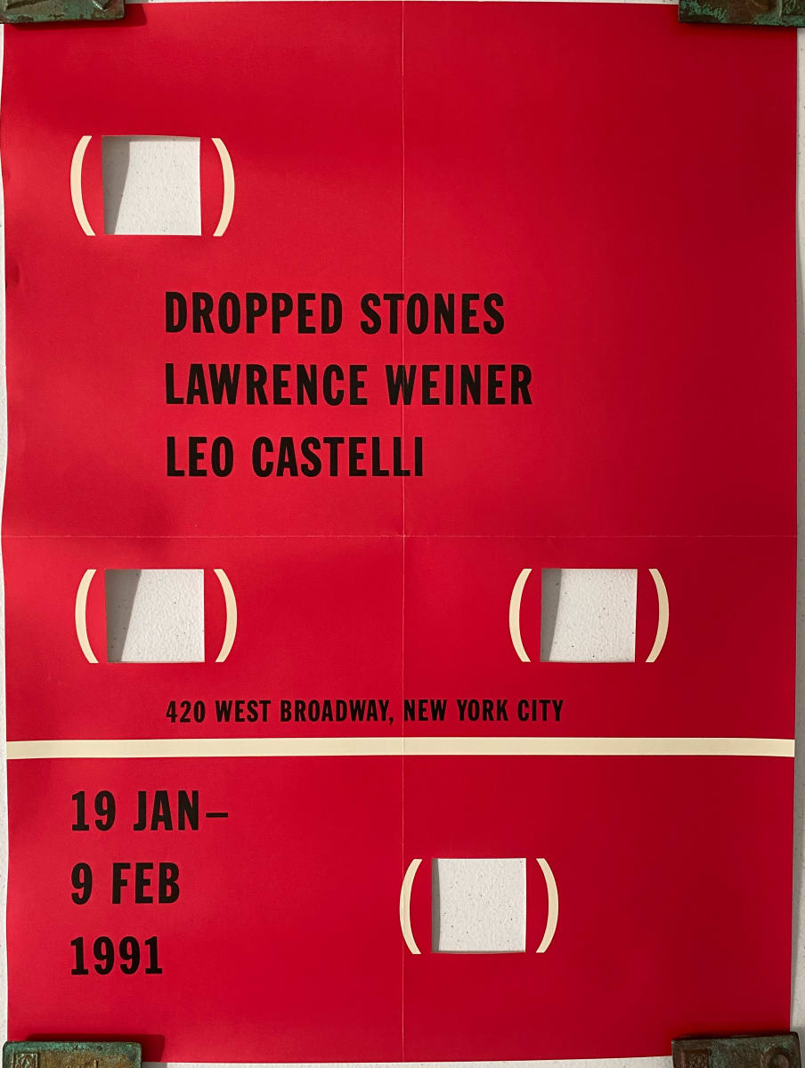 Dropped Stones by Lawrence Weiner 