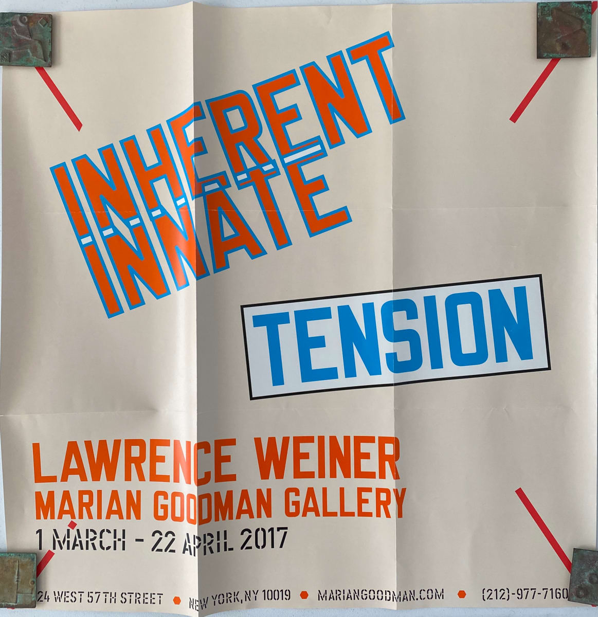 Inherent Innate by Lawrence Weiner 