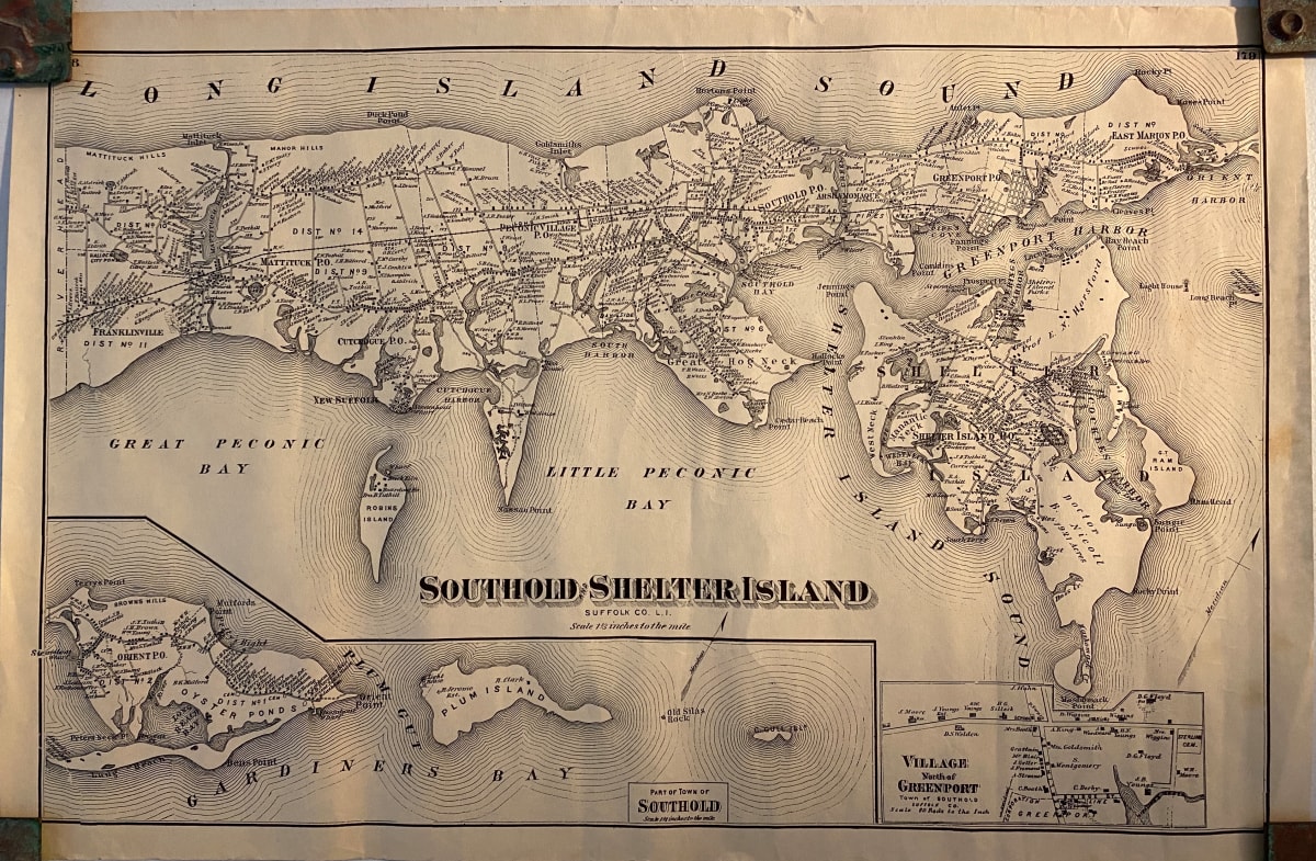 Map of Southold Shelter Island by misc. unknown 