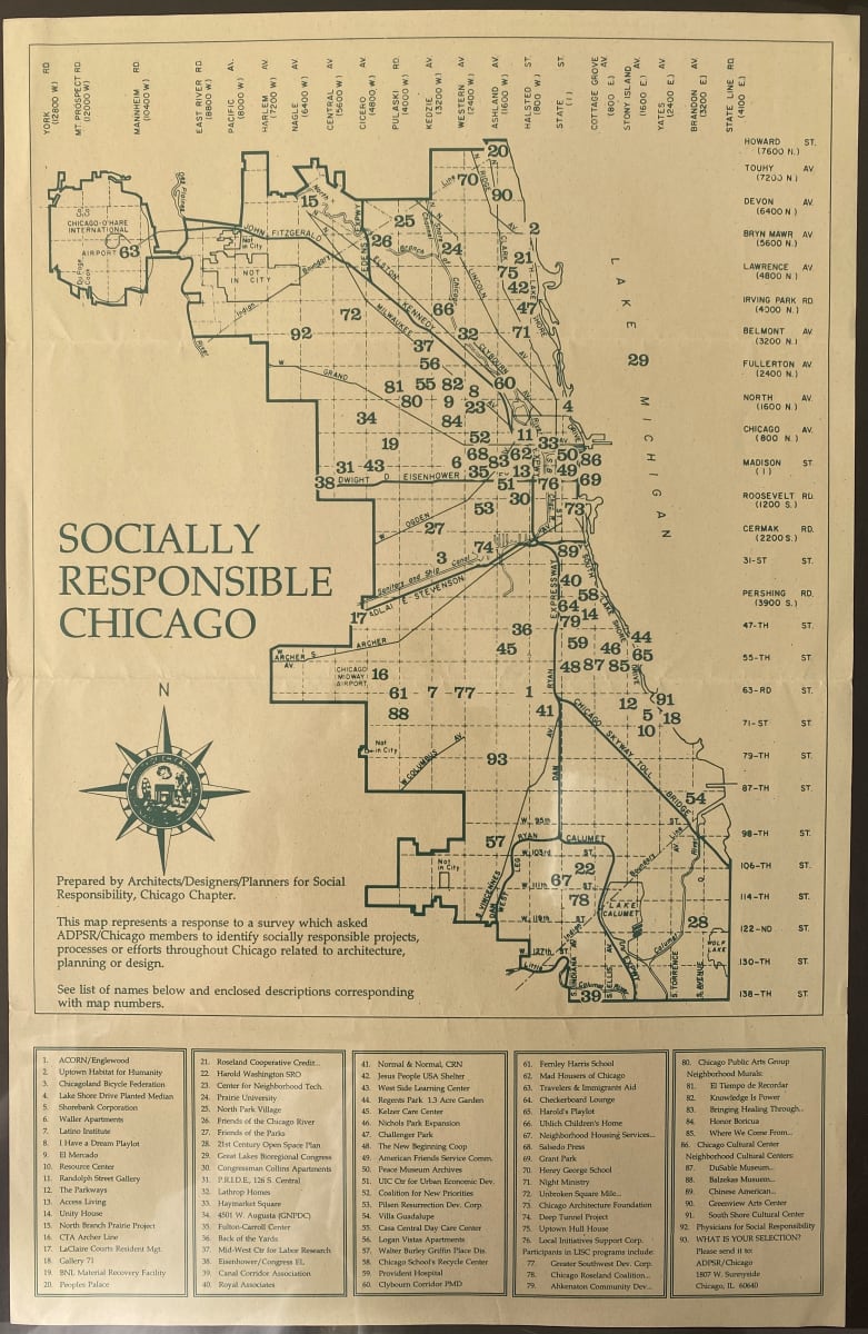 Socially Responsible Chicago by Architects/Designers/Planners for Social Responsibility, Chicago Chapter, Image 1.