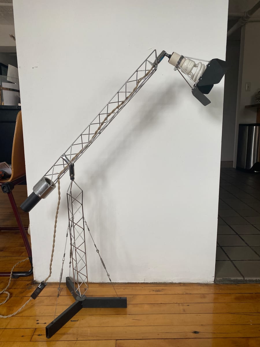 Crane Lamp by Curtis Jeré 