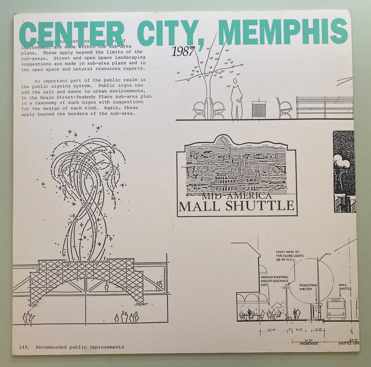 Memphis Center City Development Plan by Denise Scott Brown, Robert Venturi, Image 2.