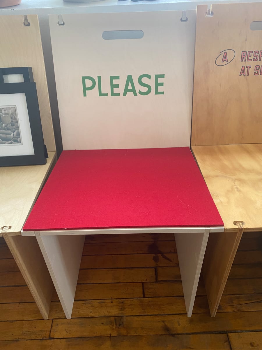 Please [4 Piece Chair] by Sébastian de Ganay, John Baldessari 