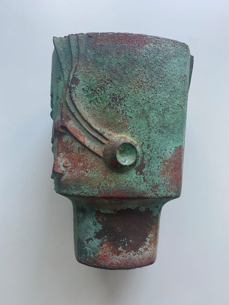Arcosanti Bronze Vase by Paolo Soleri, Image 2.