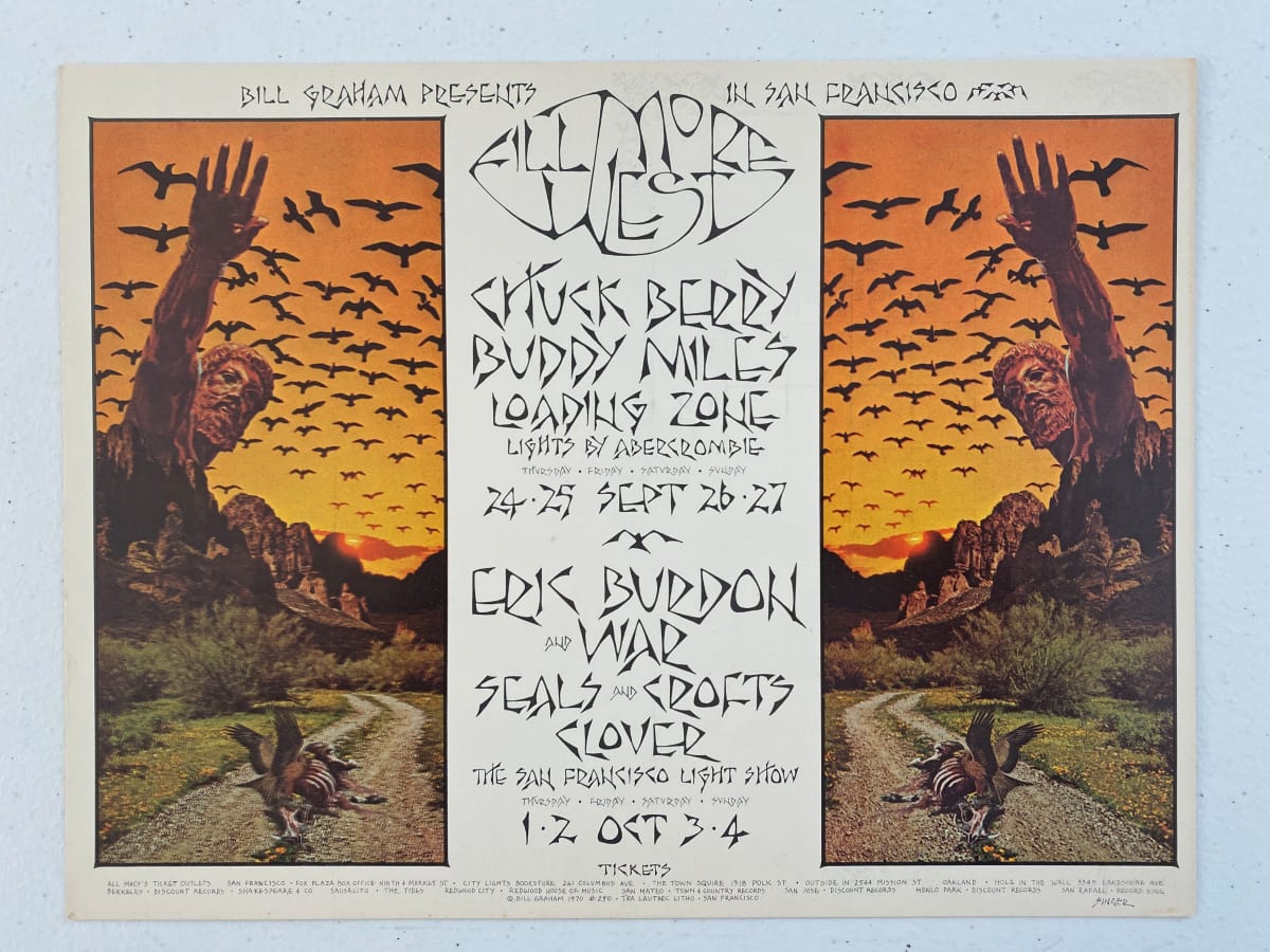 Bill Graham presents in San Francisco: Chuck Berry, Buddy Miles, Loading Zone by David Singer 
