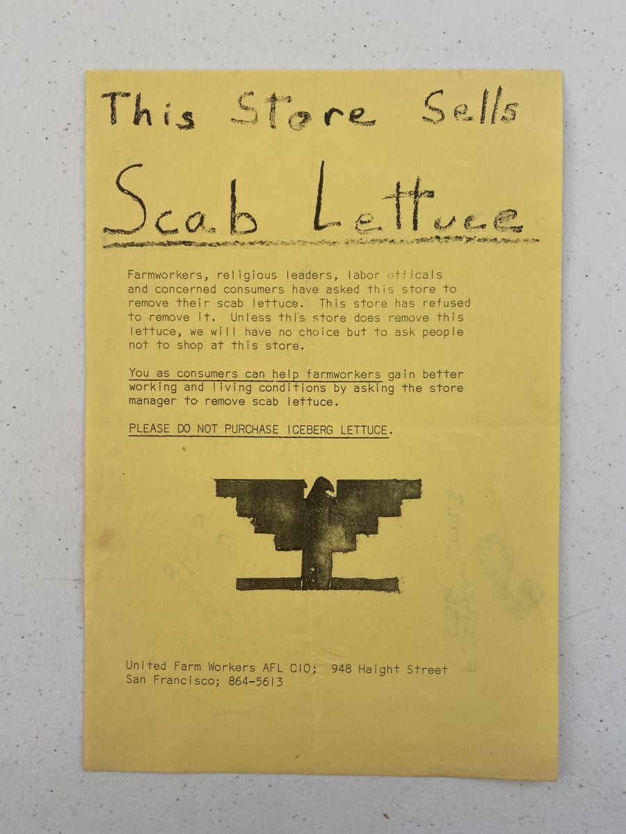 This Store Sells Scab Lettuce by United Farm Workers AFL CIO, Image 1.