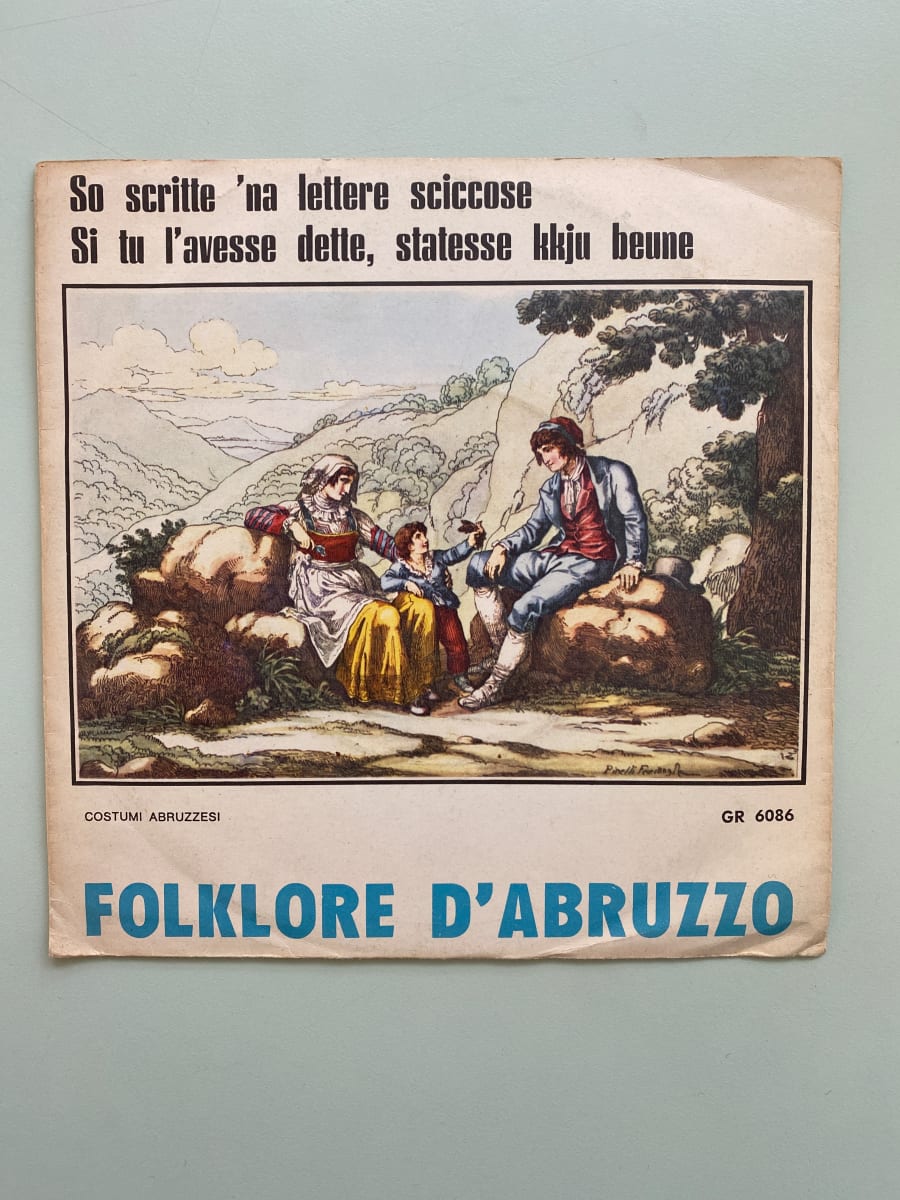Folklore d'Abruzzo Vinyl by Costumi Abruzzesi, Image 2.