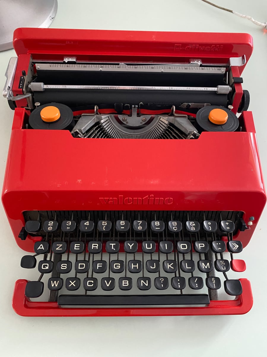 Olivetti Valentine Typewriter by Ettore Sottsass, Image 1.
