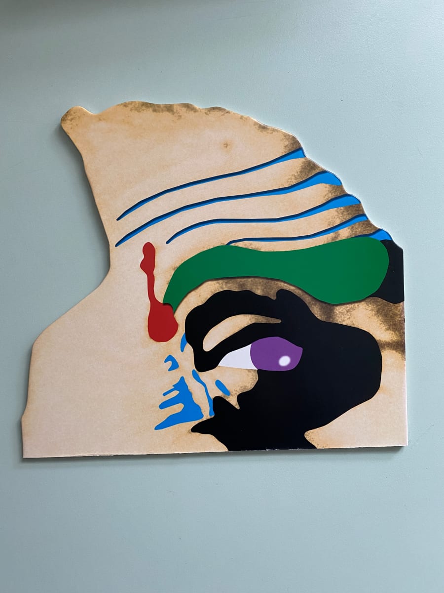 John Baldessari: Raised Eyebrow/Furrowed Foreheads exhibition announcement by John Baldessari 