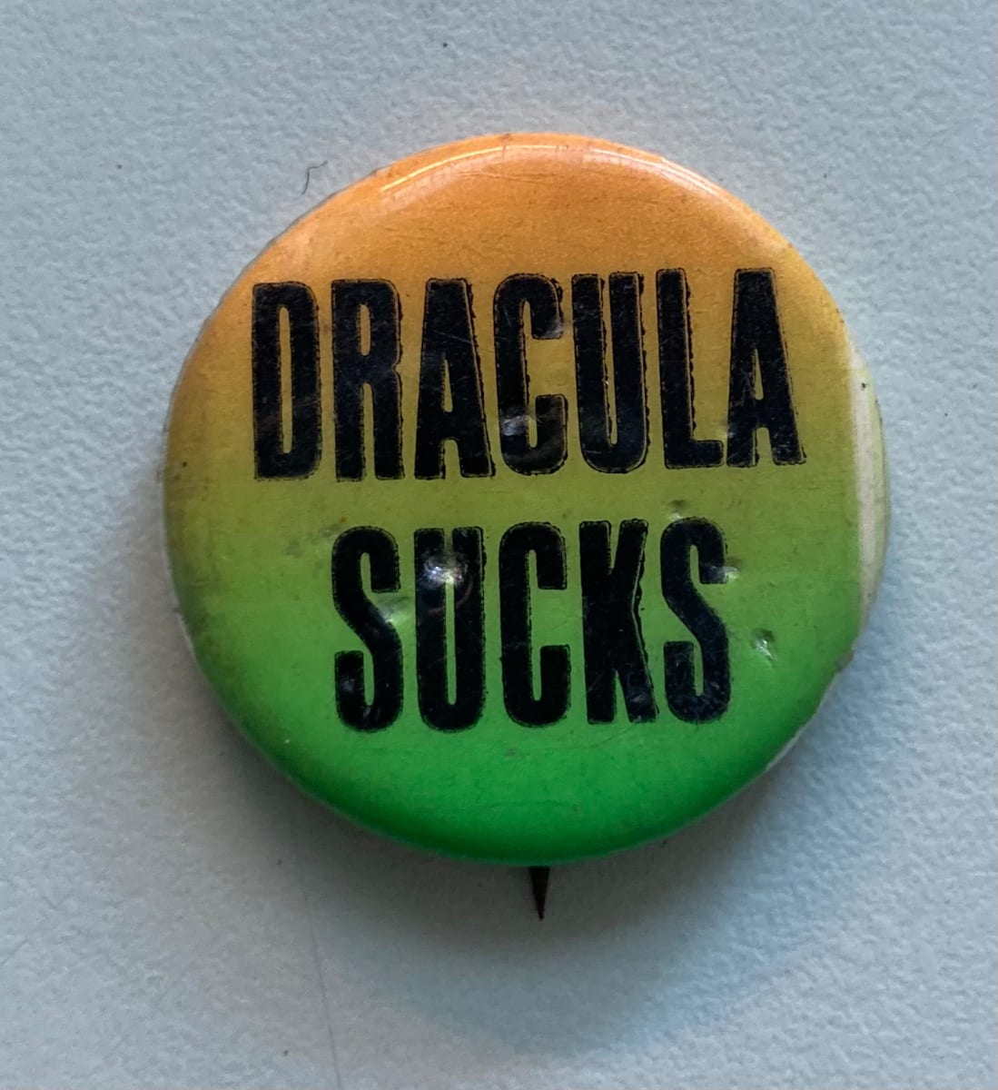Dracula Sucks button by misc. unknown, Image 1.