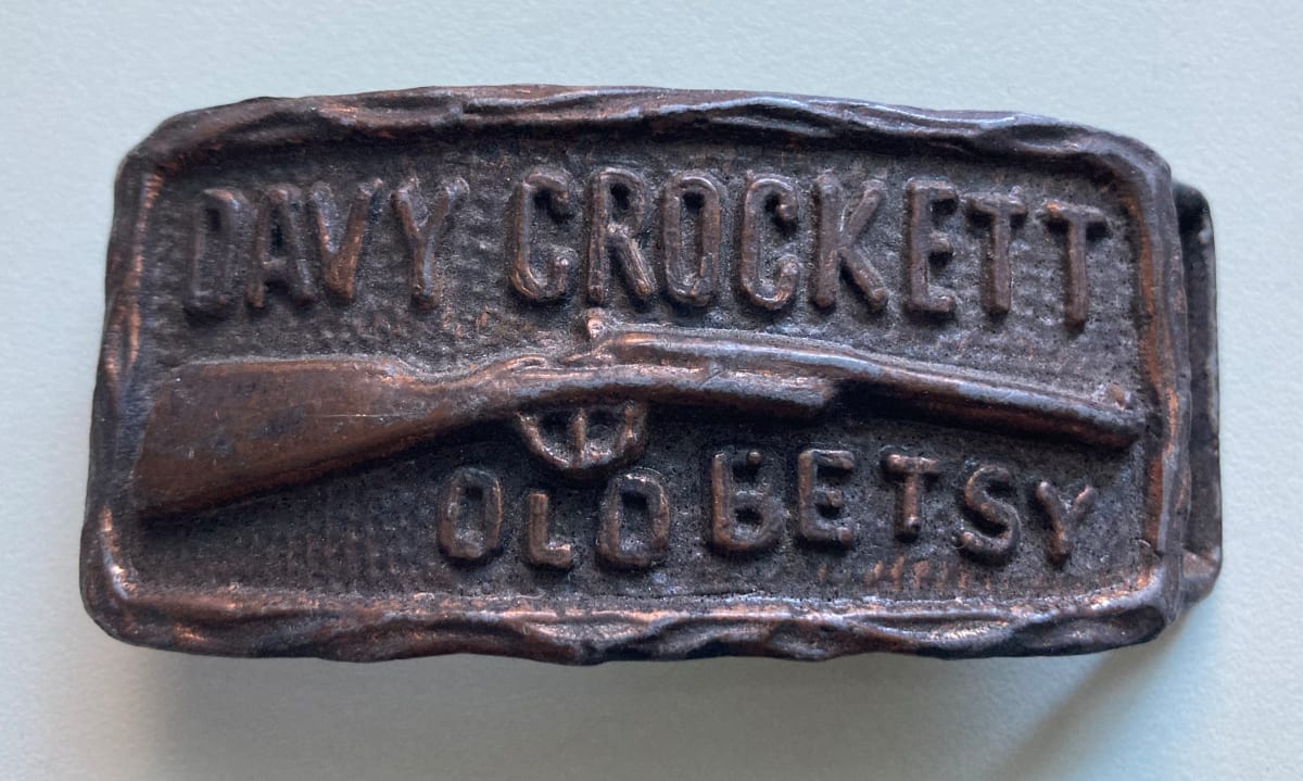 Davy Crockett belt buckle by misc. unknown, Image 1.