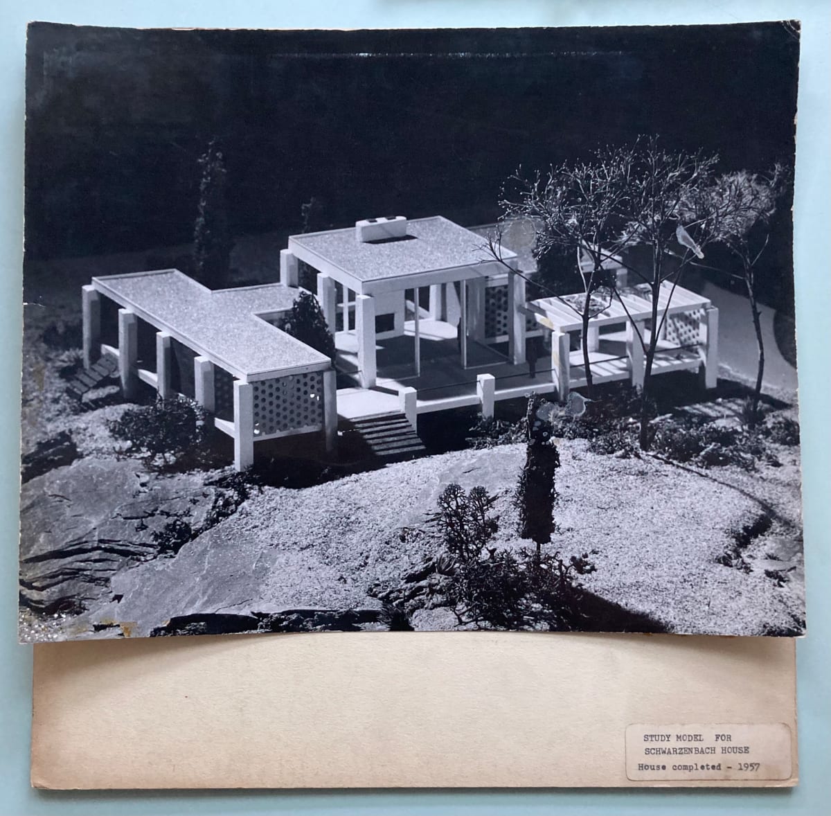 Study Model for Schwarzenbach House by John M. Johansen by E.J. Cyr, Image 1.