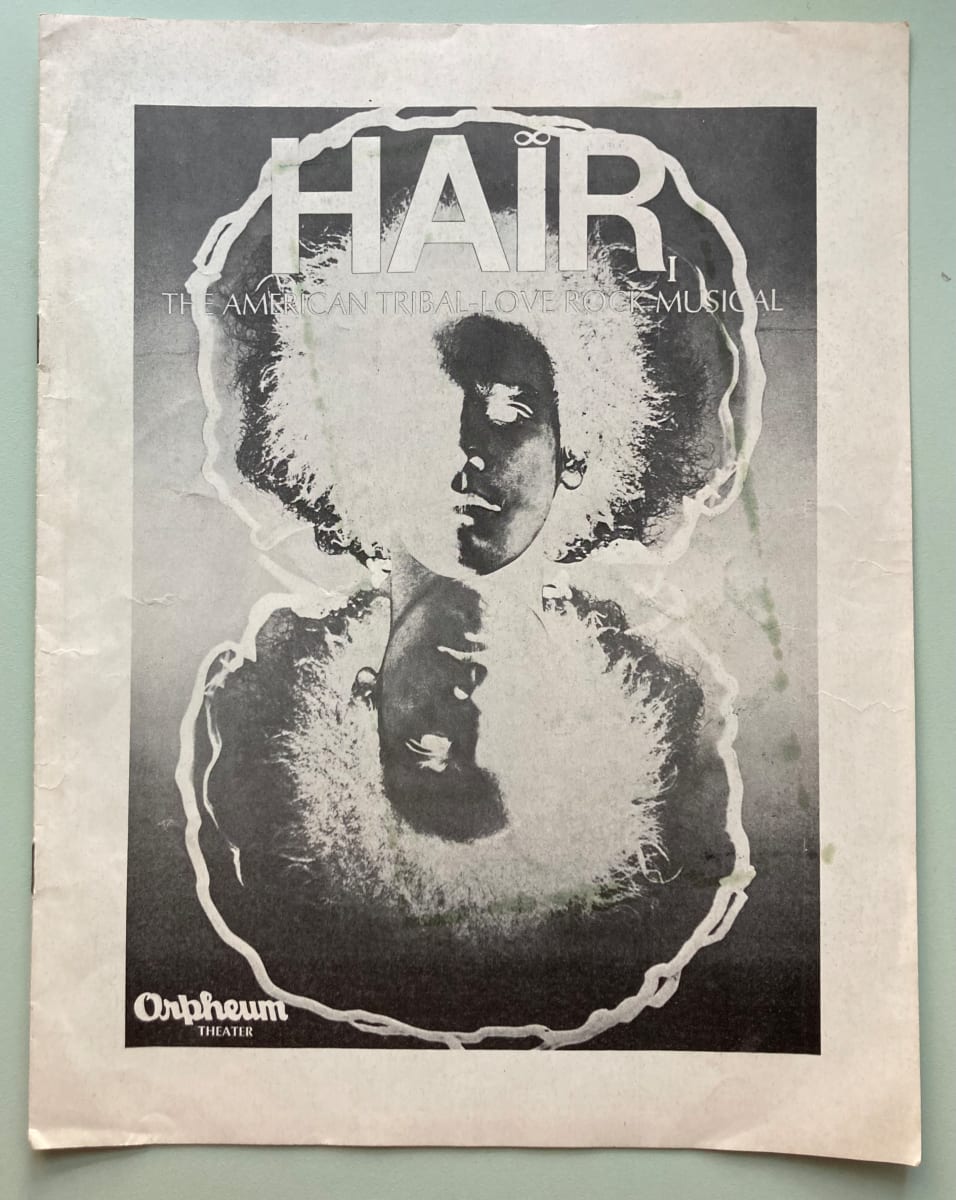 Hair Program by Orpheum Theater 