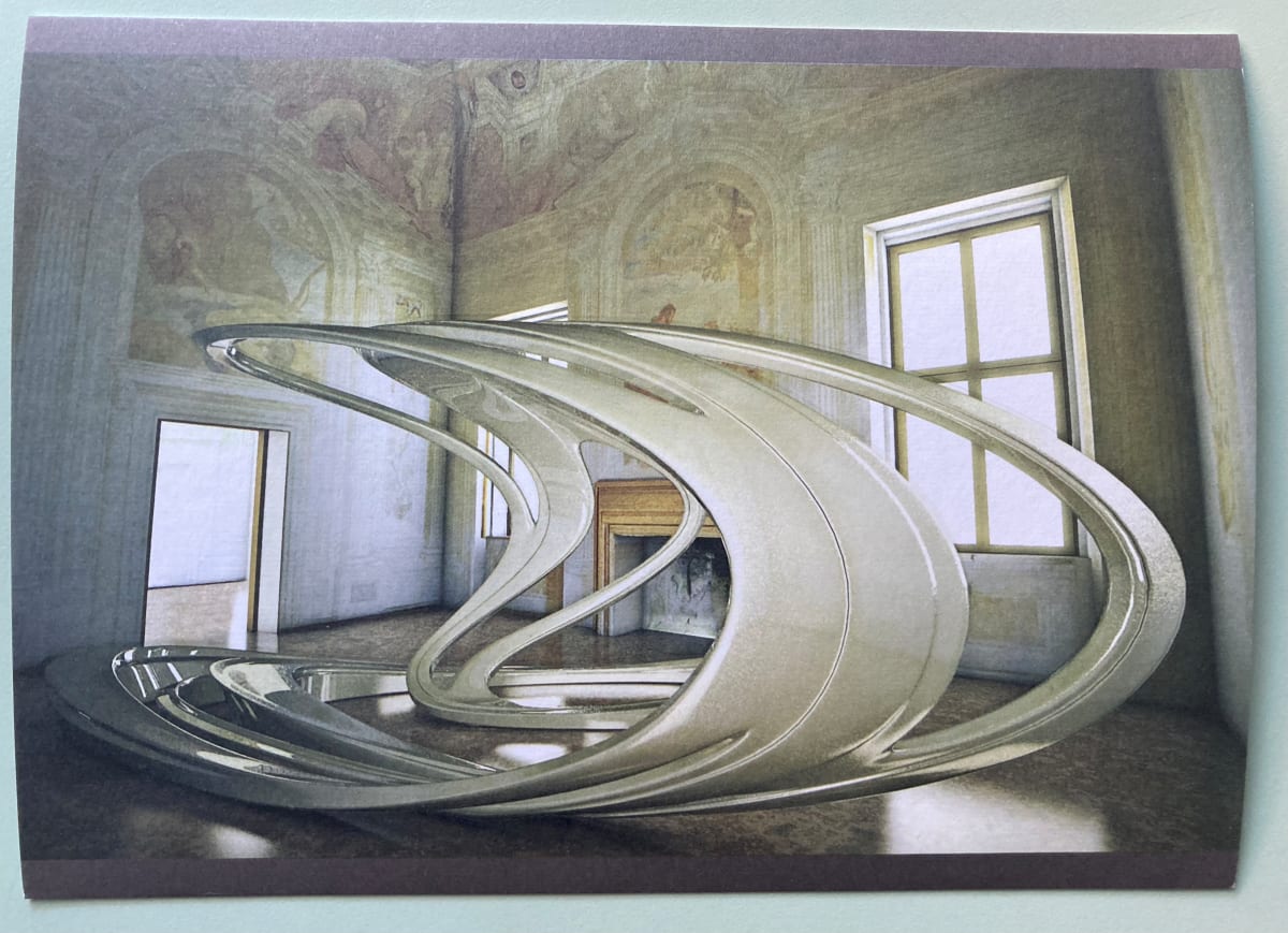 Andrea Palladio and Contemporary Architects Zaha Hadid with Patrick Schumacher exhibition invitation by Andrea Palladio 