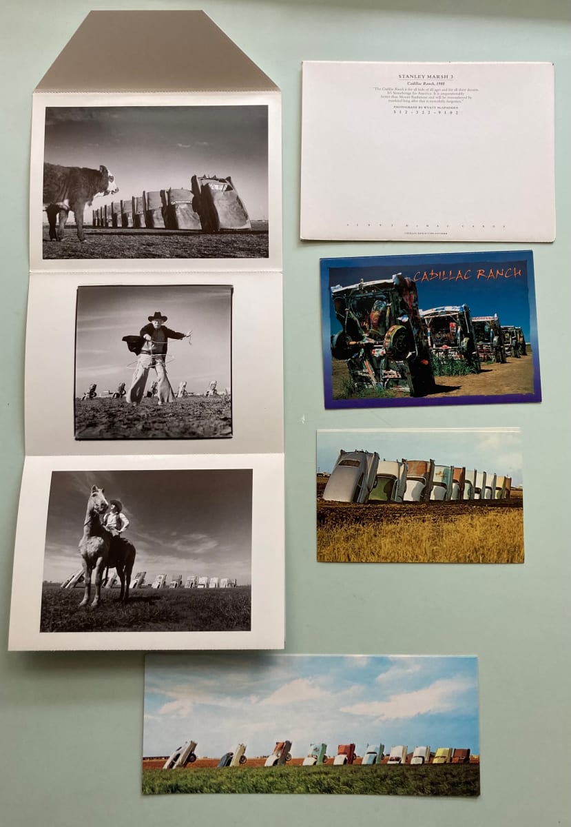 Cadillac Ranch Postcard Collection by Ant Farm, Image 1.