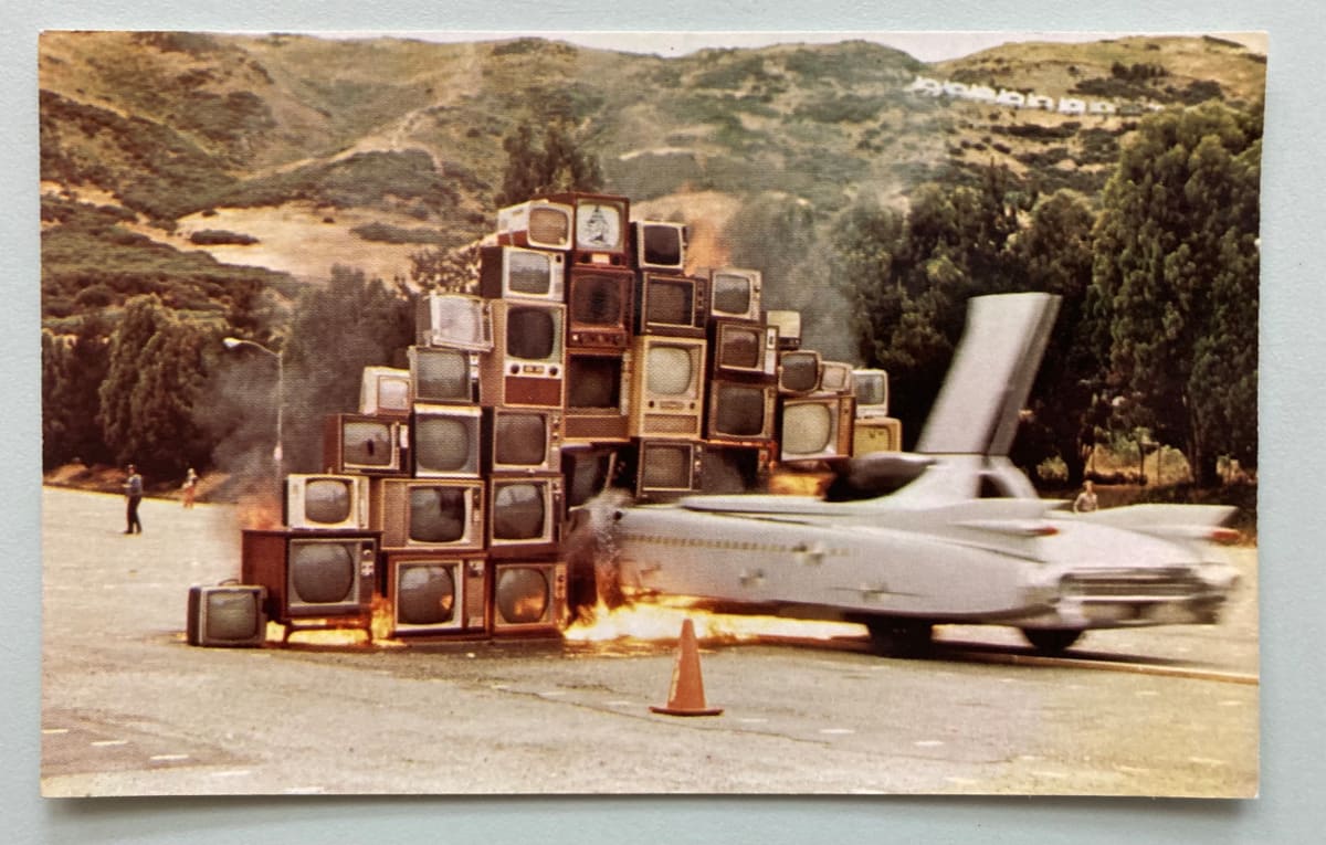 Media Burn Postcard by Ant Farm, Image 1.