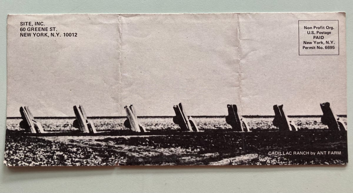 Site order form (Cadillac Ranch) by SITE Inc., Image 1.