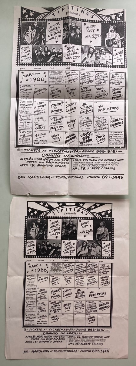 Tipitina's calendars by Tipitina's, Image 1.