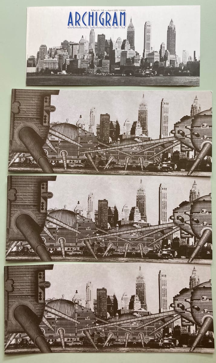 Archigram exhibition cards by Archigram, Image 1.