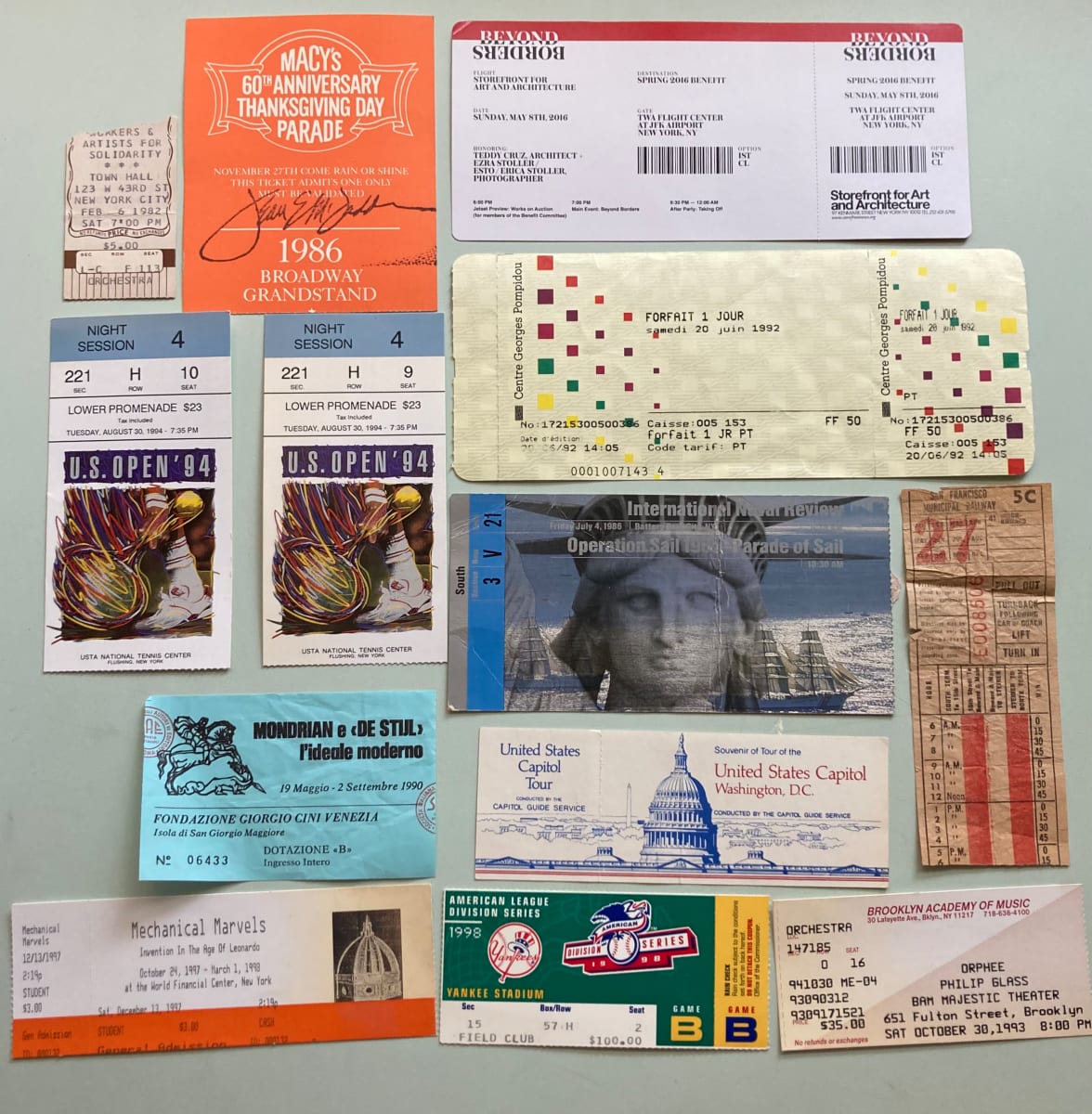 Assorted Tickets and Ticket Stubs by various, Image 1.