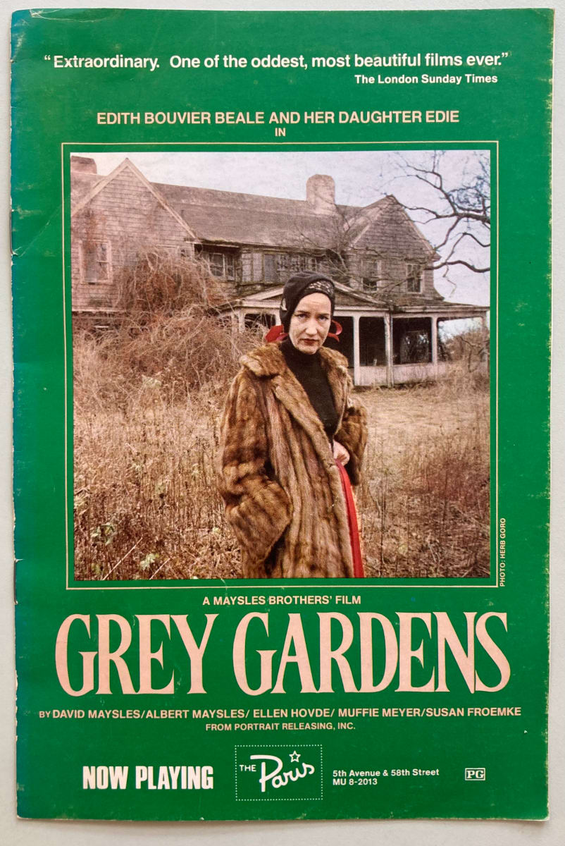 Grey Gardens Brochure by Paris Theater, Image 1.