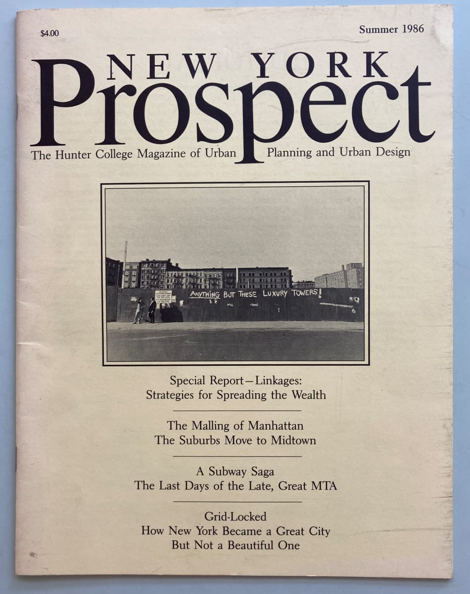 New York Prospect Summer 1986 by New York Prospect, Image 1.
