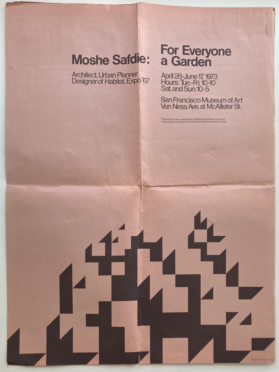 For Everyone A Garden poster by Moshe Safdie 