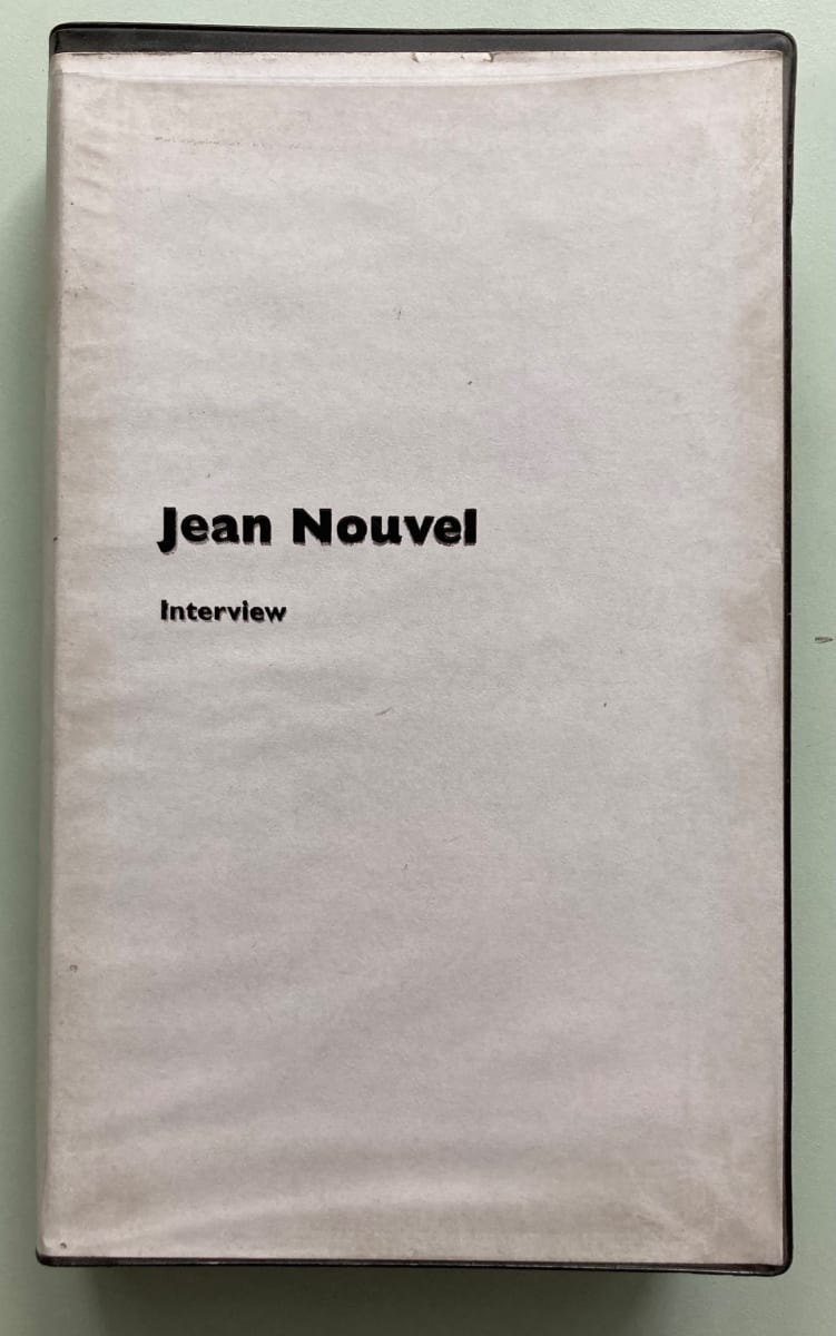 Jean Nouvel Interview by Kunstverein Hamburg 