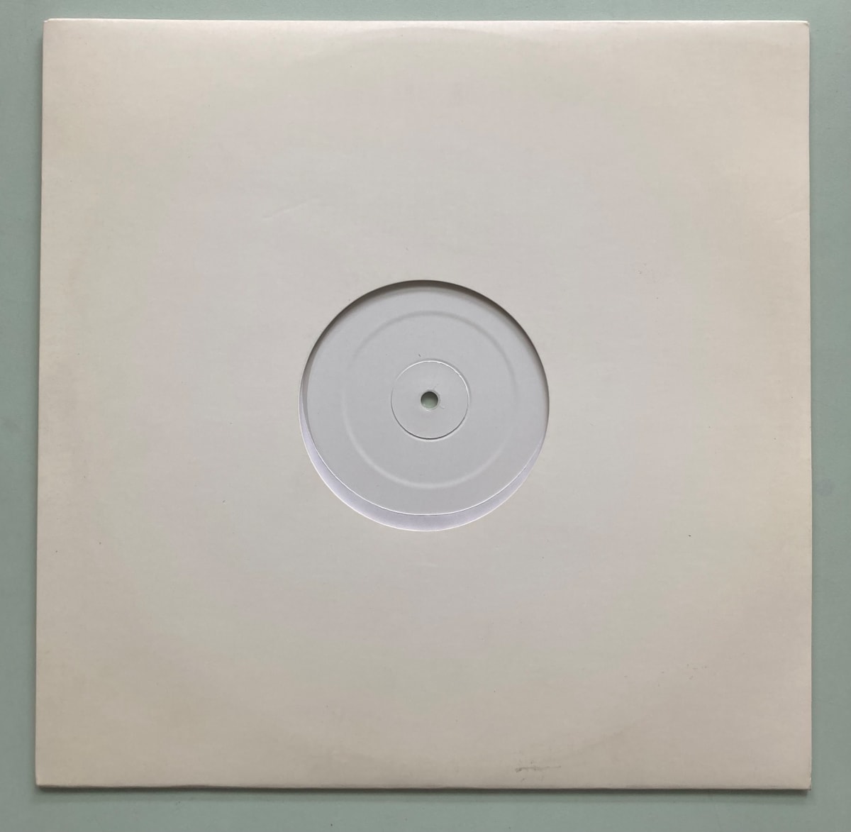 unmarked white vinyl record by misc. unknown 