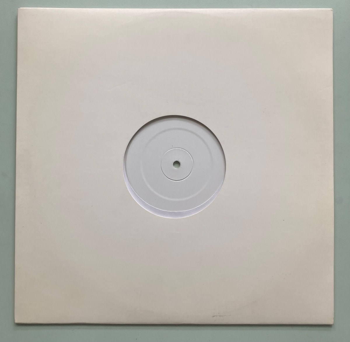 unmarked white vinyl record by misc. unknown 