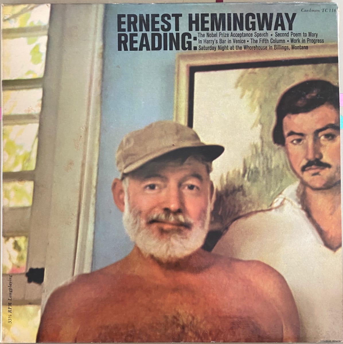 Ernest Hemingway Reading Vinyl by Ernest Hemingway, Image 1.