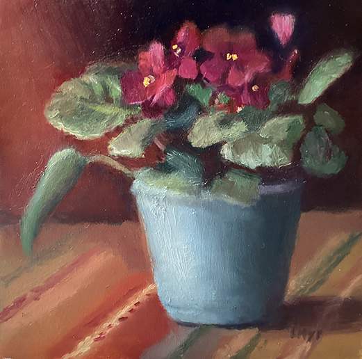 African Violet by Lauri Meyer 