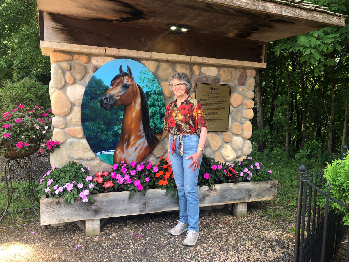 BRASS | Cedar Ridge Farms by Lynn Maderich  Image: Commission by Lynn Maderich