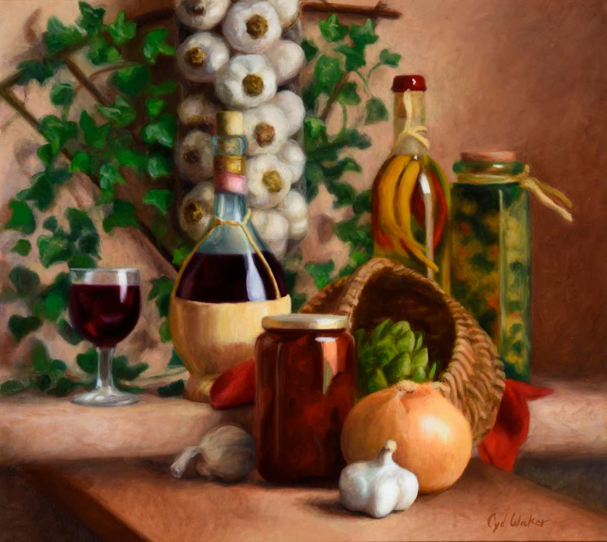 Italian Still Life by Cyd Wicker 
