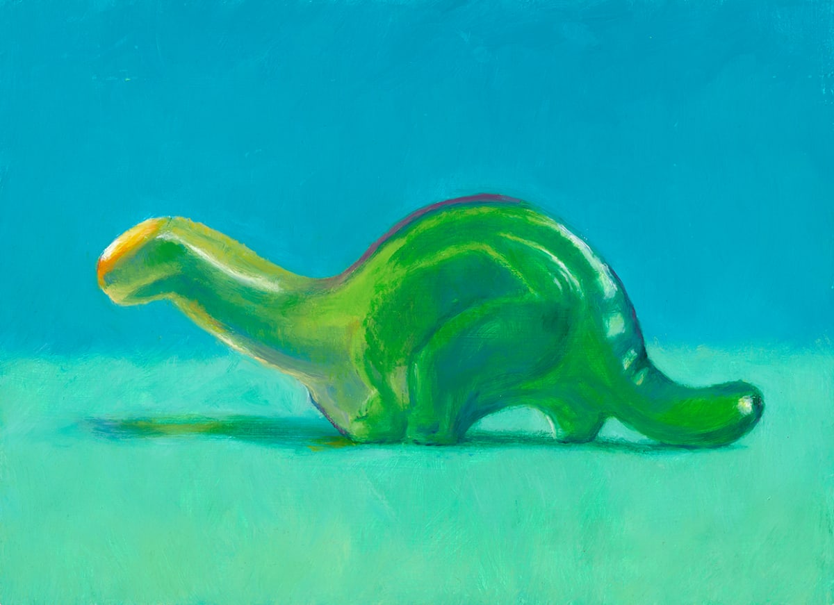 Gummie Brontosaurus by Christine Mitzuk 