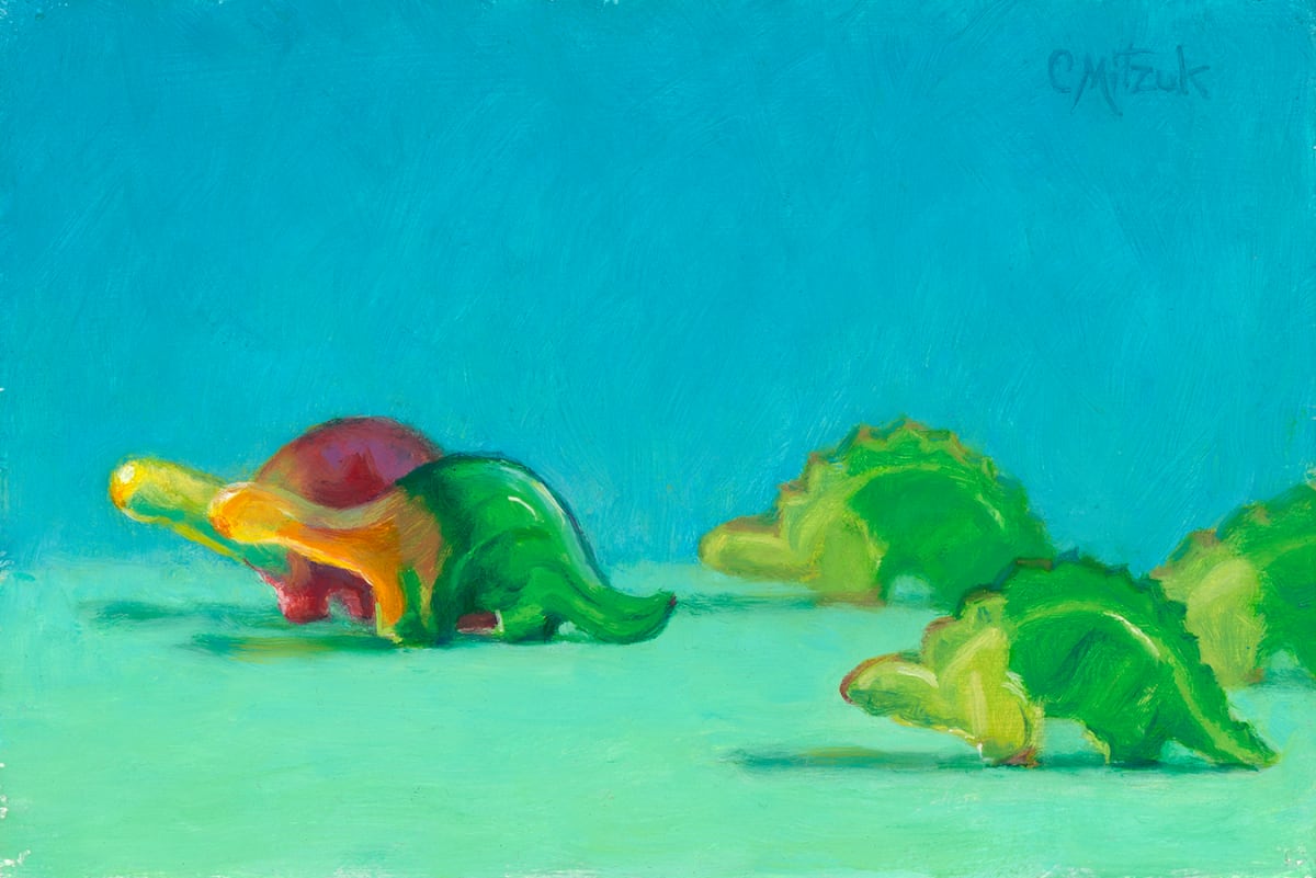 Gummie Dino Procession by Christine Mitzuk 