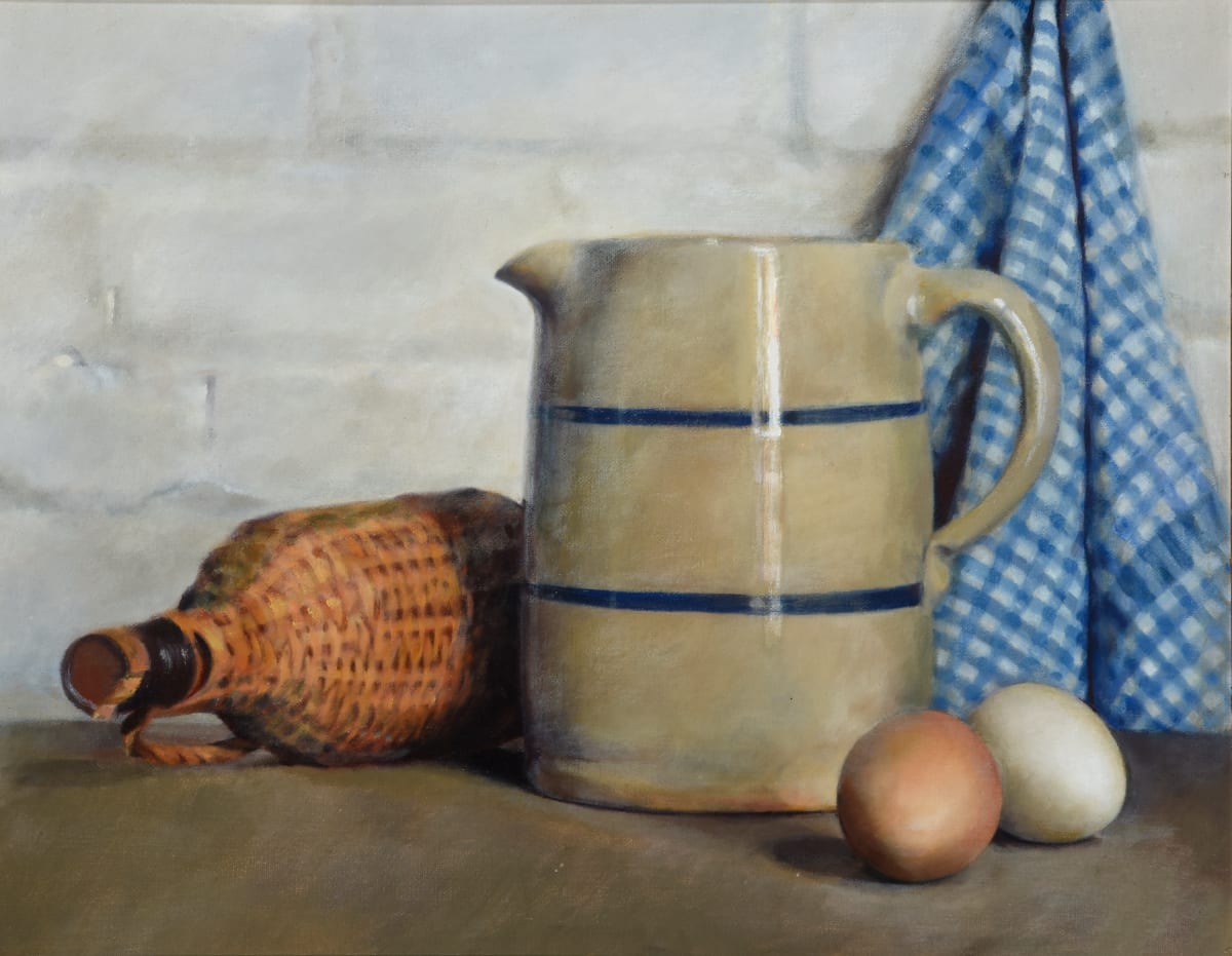 Pitcher and Eggs by Judy Buckvold 