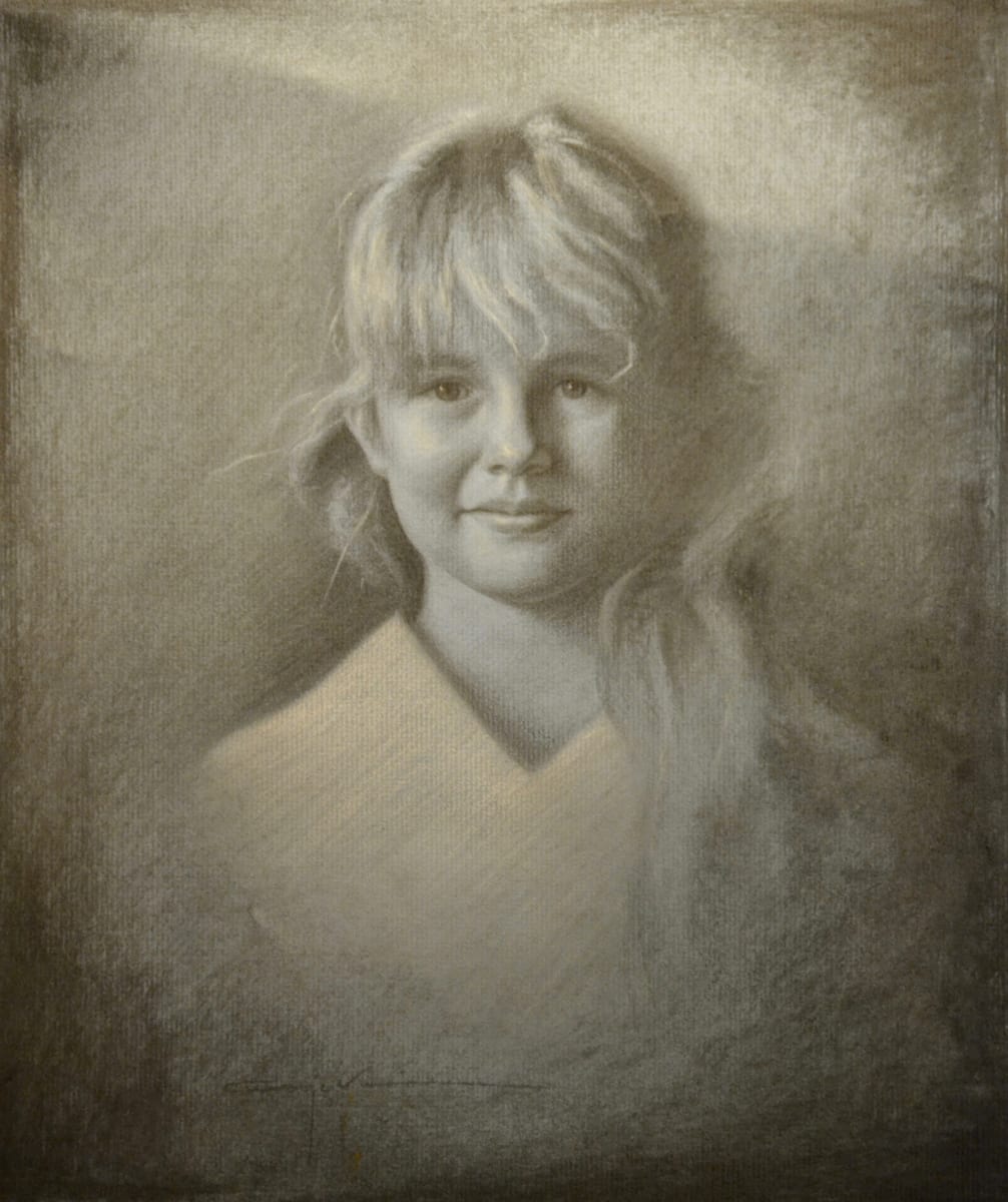 Portrait of a Young Girl by Andy Sjodin 
