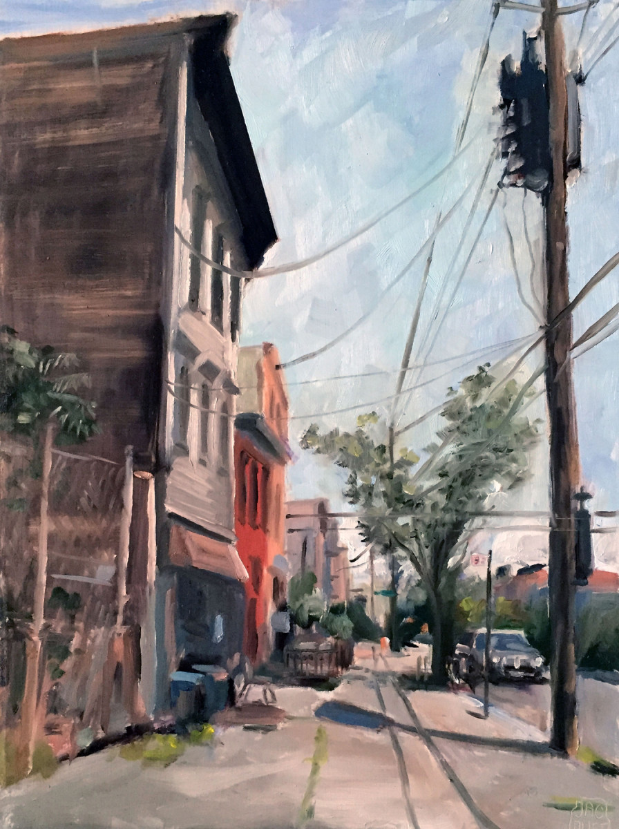 Crossed Wires in Red Hook, Brooklyn by Jean-Pierre Jacquet 