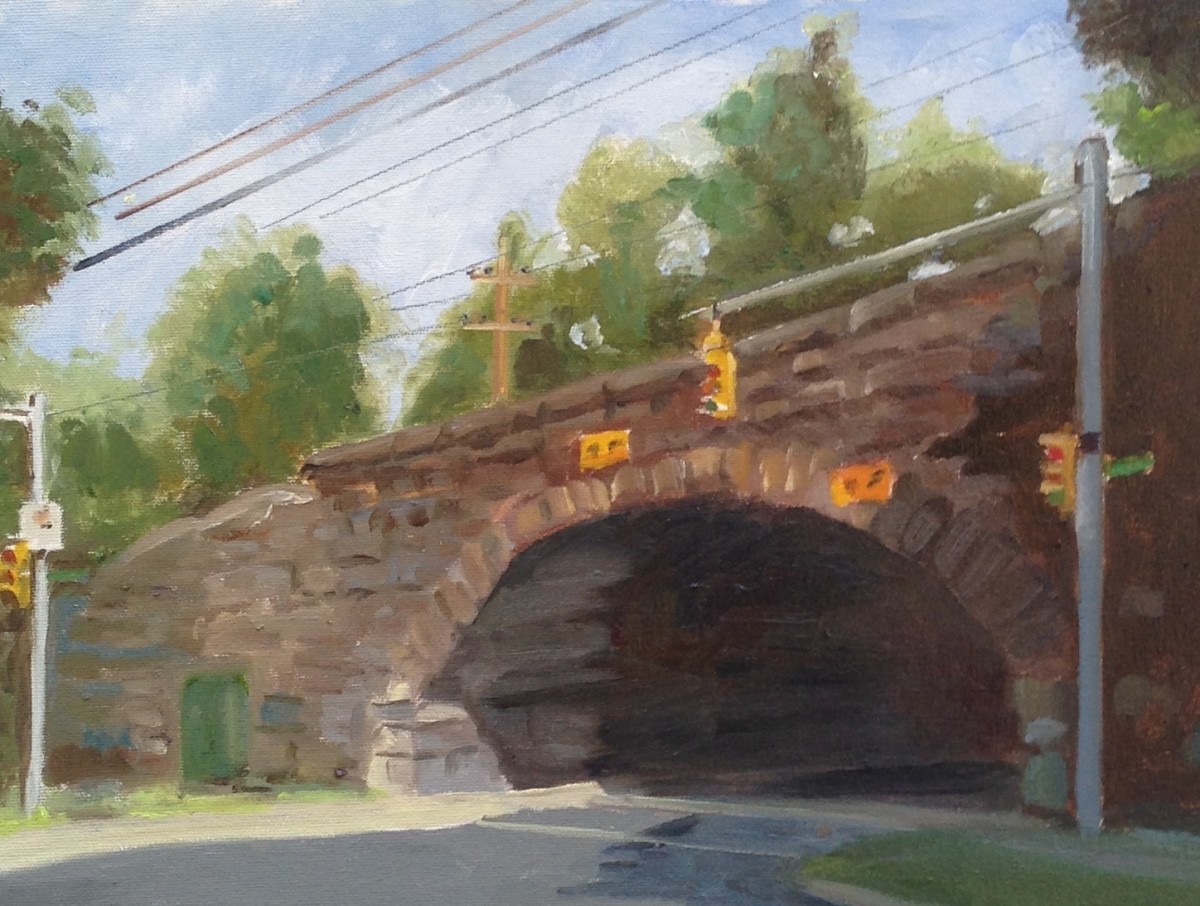 Horseneck Ln Bridge, Greenwich CT by Jean-Pierre Jacquet 