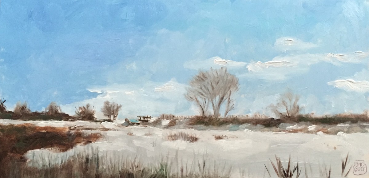 Frozen Beach, Old Greenwich CT by Jean-Pierre Jacquet 