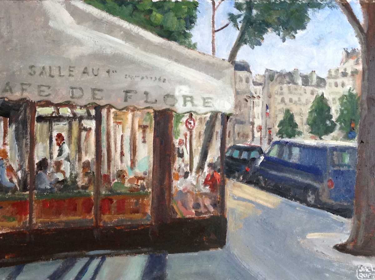 Le Flore, Paris by Jean-Pierre Jacquet, Image 1.