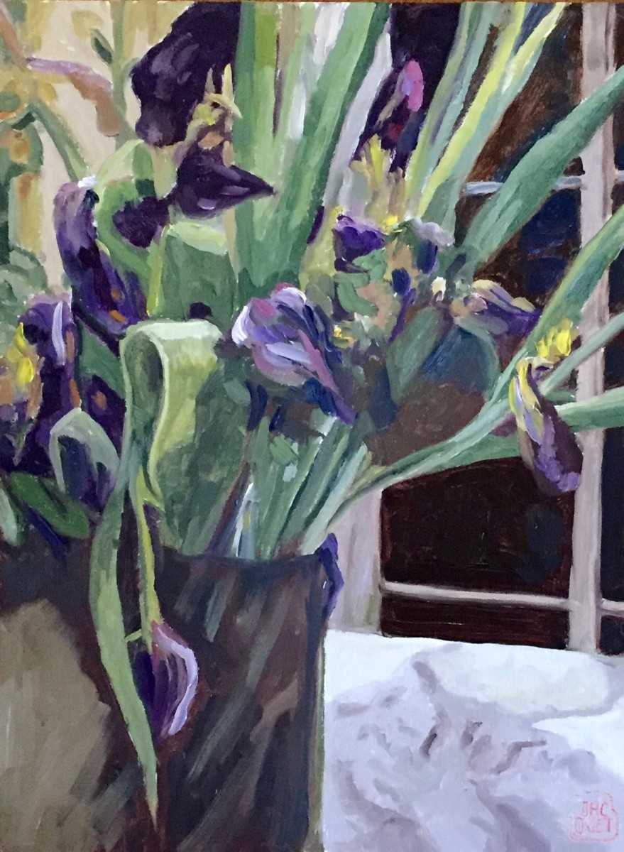 Fading Irises by Jean-Pierre Jacquet 