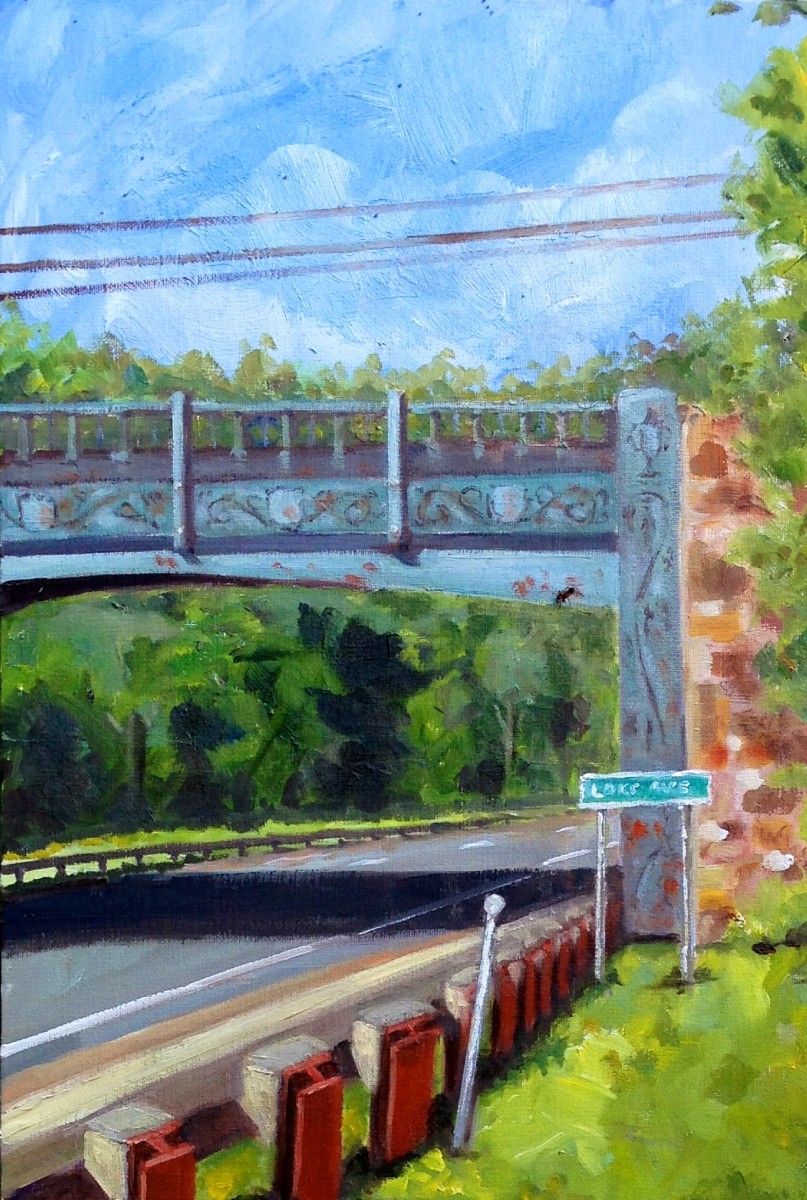 Lake Ave Bridge, Merritt Parkway CT by Jean-Pierre Jacquet 