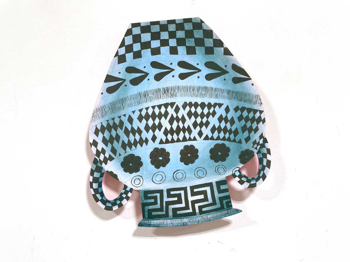 Geometric Handled Amphora by Cat Rigdon, Image 2.