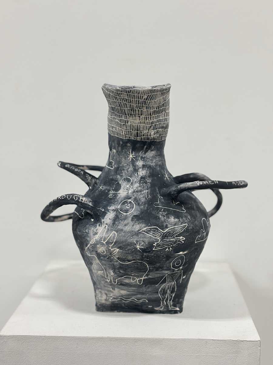 Going Through Emotion Like Water Multi-Handled Ewer by Cat Rigdon 