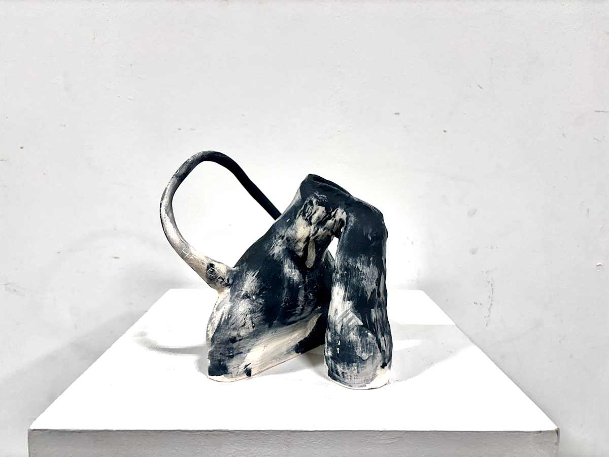 Ode to Berlin Handled Vessel by Cat Rigdon 