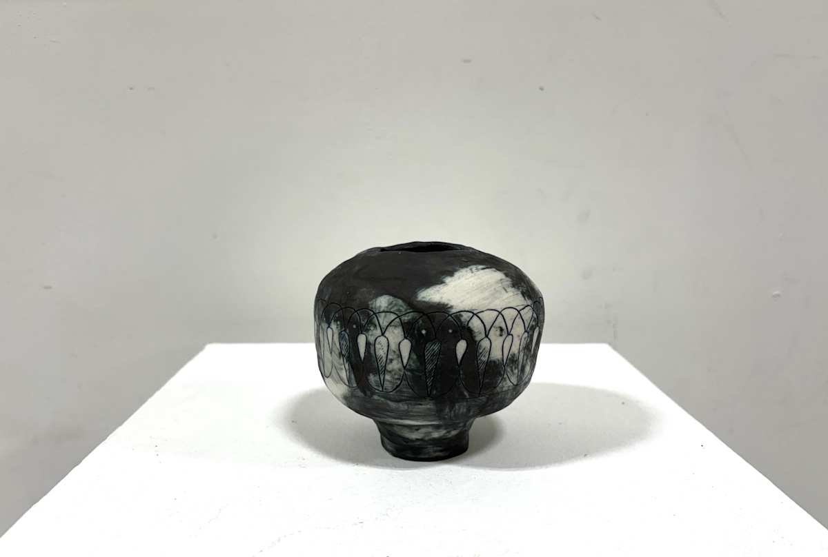 Lotus-Motif Vessel by Cat Rigdon, Image 2.