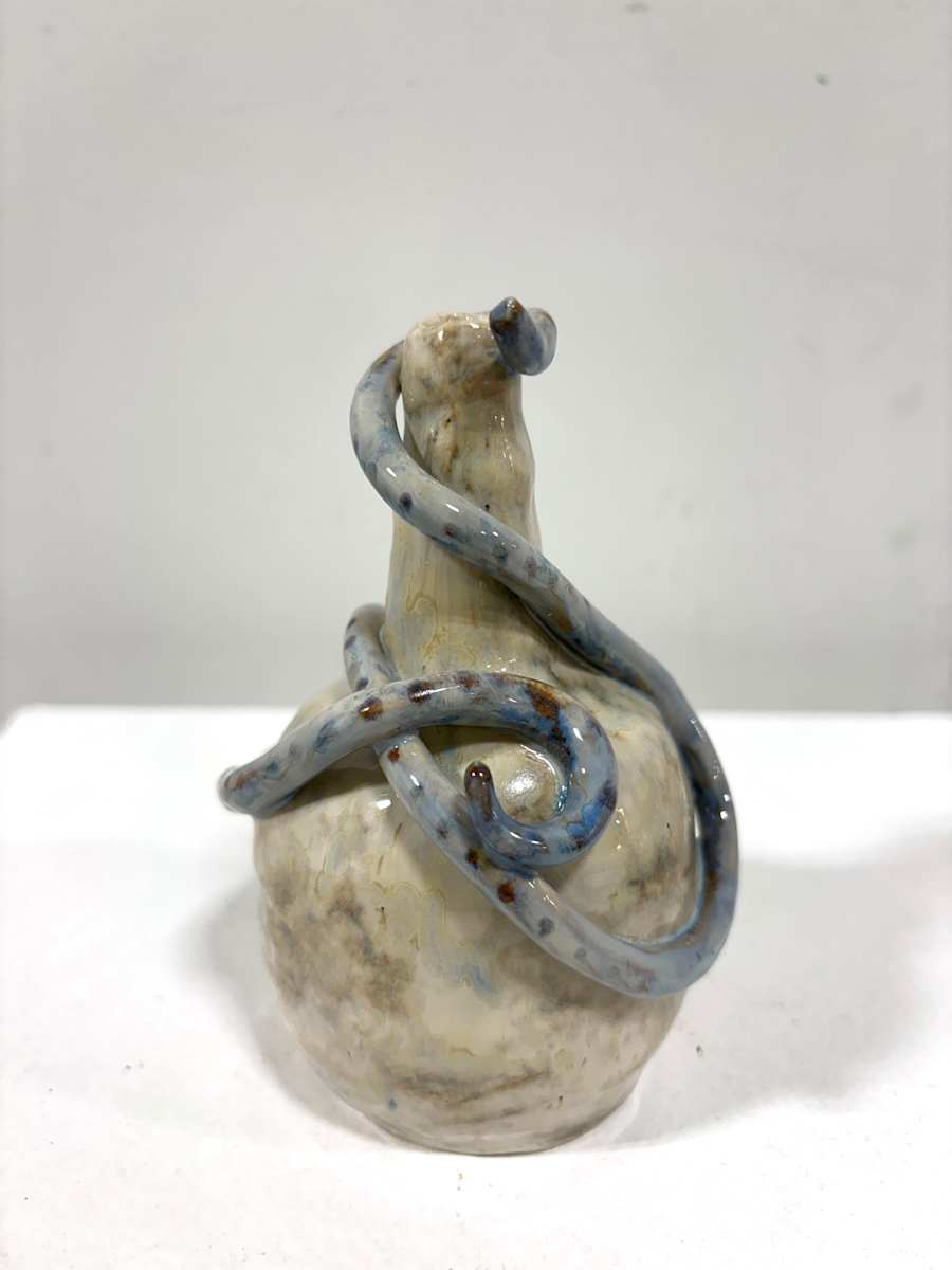 Winding Snake Vase by Cat Rigdon, Image 1.